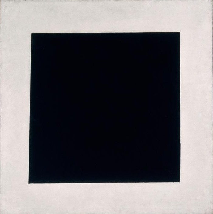 Kasimir Malewitsch, Schwarzes Quadrat (Sowjetische Kunst,Russische Kunst,Suprematismus,Schwarz,Quadrat)