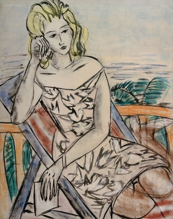 Max Beckmann, Bildnis eines jungen Mädchens (Expressionismus, Klassische Moderne, Malerei, Wohnzimmer, Treppenhaus, Wunschgröße, bunt)