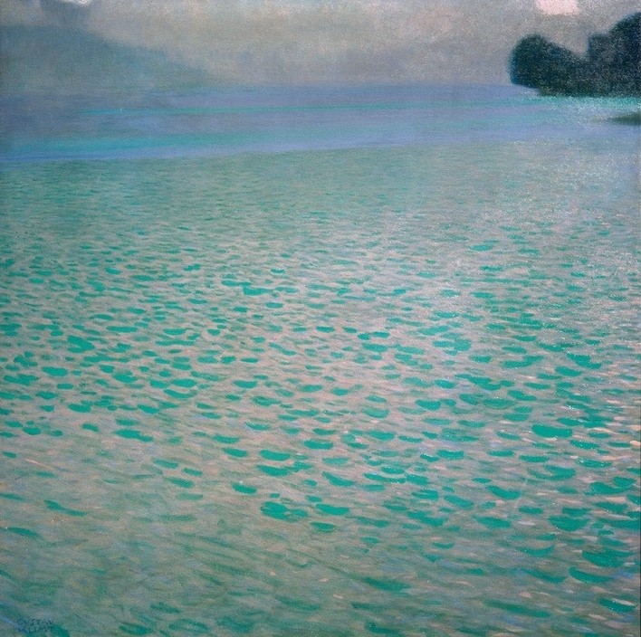Gustav Klimt, Am Attersee (Stilles Wasser?)  (Natur)