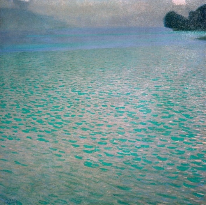 Gustav Klimt, Am Attersee (Stilles Wasser?)  (Natur)