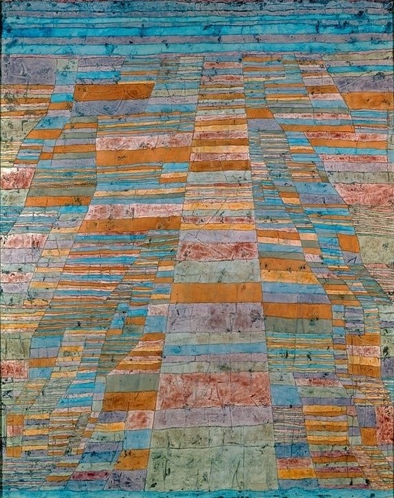 Paul Klee, Hauptund Nebenwege (Bauhaus,Deutsche Kunst,Geometrie,Abstrakte Kunst,Weg,Schweizerische Kunst,Rechteck,Symbolik)