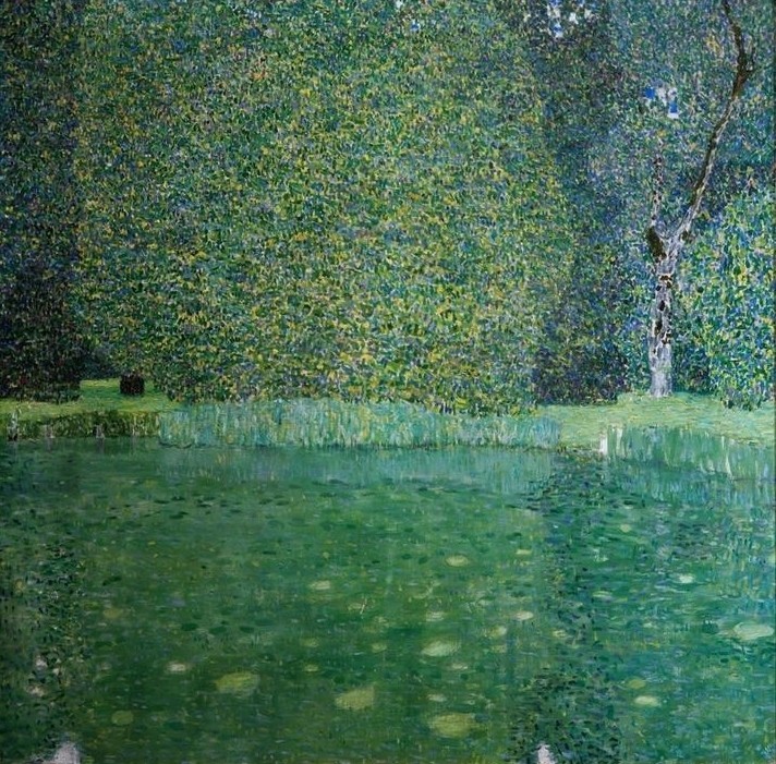 Gustav Klimt, Schlossteich in Kammer am Attersee  (Natur)