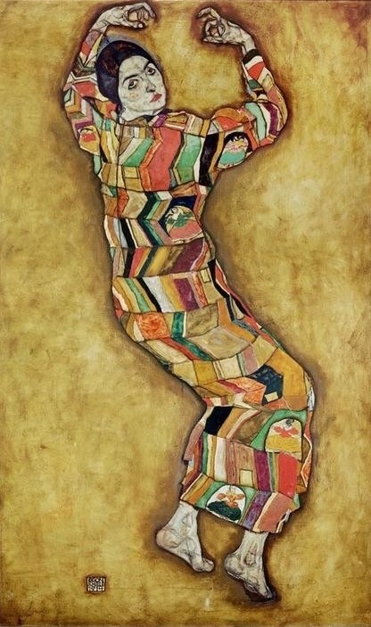 Egon Schiele, Bildnis Friederike Maria Beer (Jugendstil,Portrait)