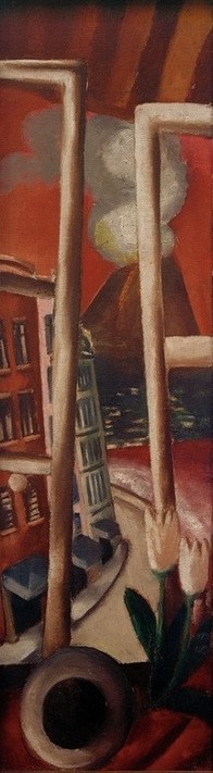 Max Beckmann, Landschaft mit Vesuv (Kunst,Orte und Reise)