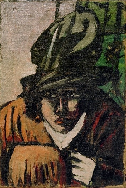 Max Beckmann, Frau mit Hut und Muff (Kunst,Mensch und Gesellschaft)