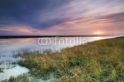 AlexanderLrs, Hafeneinfahrt (stranden, schleswig-holstein, wetter, stimmung, sehnsüchtig, gefühl, horizont, sonne, sonnenuntergänge, sanddünen, nordsee, rot, ros)