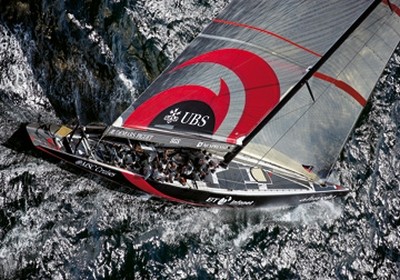 Alinghi, Alinghi 3 (Luftbild, Wunschgröße, Fotokunst, Meeresbrise, Segelboot, Sport, Büro, Wohnzimmer, Wunschgröße, bunt)