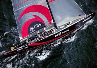 Alinghi, Alinghi 4 (Luftbild, Wunschgröße, Fotokunst, Meeresbrise, Segelboot, Sport, Büro, Wohnzimmer, Wunschgröße, bunt)