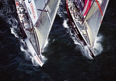 Alinghi, Alinghi 6 (Luftbild, Wunschgröße, Fotokunst, Meeresbrise, Segelboot, Sport, Büro, Wohnzimmer, Wunschgröße, bunt)