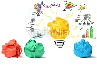 alphaspirit, Idea and innovation concept (ball, blau, hell, glühbirne, business, konzept, wirr, verwechslung, kreativ, kreativität, knüllen, entwerfen, remis, zeichnung, electric, elektro, elektrizität, energie, genie, grün, ideen, ideologie, beleuchtung, vorstellung, innovation, inspiratio)