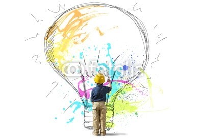 alphaspirit, Young big idea (glühbirne, business, kaufmann, kreativ, ideen, kreativität, skizze, remis, energie, vorstellung, innovation, inspiration, mann, malen, stift, lösung, platsch, gischt, symbol, erfolg, kunst, hell, konzept, entwerfen, electric, elektrizität, erfindun)