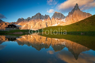 amastrotto, Dolomiti Pale di San Martino (dolomite, berg, landschaft, dreilappkrebs, dreilappkrebs, sennet, anblick, urlaub, bergspitzen spiegeln sich im fluss, besinnung, tourism, entspannen, natur, trek across, spaziergang, sport, peace, ruhig, gelassenheit, ausflug, hiking, campground, freigh)