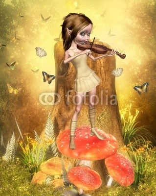 Ancello, elfenkonzert (violine, musik, 11, fairy, pilz, ranke, schmetterling, romantisch, romantisch, mondschein, lampe, rabe, wald, baum, baum, magie, magie, vögel, vögel, frieden, schmetterling, traum, märchen, fliegenpilz, phantasie, fantasy, märchenland, fair)