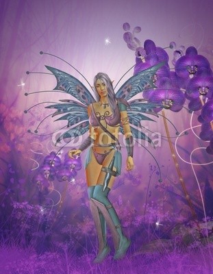 Ancello, fairy (fairy, kobold, fantasy, kobold, nymphe, schönheit, traum, mädchen, schöner, weiblich, magisch, jung, frau, hübsch, eleganze, sexy, frau, modellieren, leute, gestalten, person, hintergrund, romantisch, natur, garniert, lebensstil, licht, abspecke)