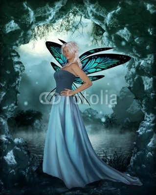 Ancello, fairy (fairy, kobold, fantasy, kobold, nymphe, schönheit, traum, mädchen, schöner, weiblich, magisch, jung, frau, hübsch, eleganze, sexy, frau, modellieren, leute, gestalten, person, hintergrund, romantisch, natur, garniert, lebensstil, licht, abspecke)