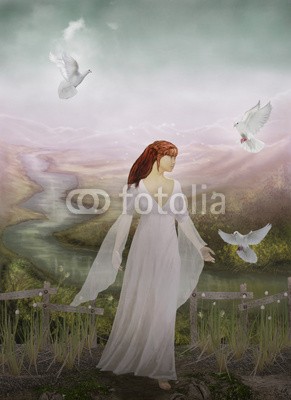 Ancello, fairytale (taube, taube, vögel, frau, weiblich, fairy, kobold, verträumt, kobold, fantasy, fairy, erzählung, lebewesen, abenddämmerung, blume, volk, wald, holz, vorstellung, licht, leaf, magisch, magie, mystisch, mythos, natürlich, natur, ray, spirit, spiritua)