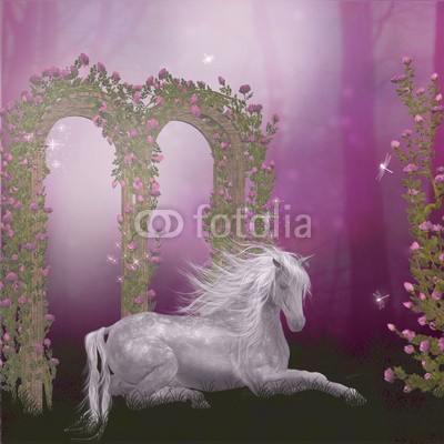 Ancello, horse in the roses garden (pferd, garten, rose, rose, rosa, abstrakt, kunst, kunstvoll, hintergrund, classic, wolken, wolken, dunkel, dunkelheit, digitales, traum, traum, verträumt, effekt, fairy, märchen, phantastisch, fantasy, nebel, glühen, leaf, ausreisen, beleuchtung, magisc)