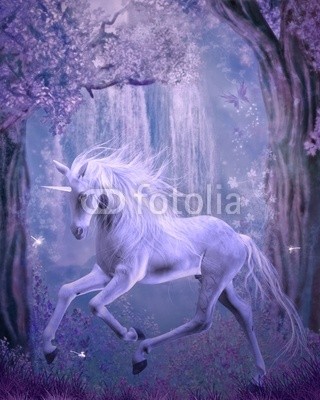 Ancello, last unicorn (einhorn, wasserfall, mond, mondschein, pferd, rosa, abstrakt, kunst, kunstvoll, hintergrund, classic, wolken, wolken, dunkel, dunkelheit, digitales, traum, traum, verträumt, effekt, fairy, märchen, phantastisch, fantasy, nebel, glühen, wasse)