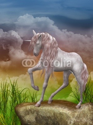 Ancello, last unicorn (einhorn, mond, mondschein, pferd, abstrakt, kunst, kunstvoll, hintergrund, classic, wolken, wolken, dunkel, dunkelheit, digitales, traum, traum, verträumt, effekt, fairy, märchen, phantastisch, fantasy, nebel, glühen, wasser, beleuchtung, magisc)