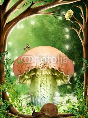 Ancello, magischer pilz (wald, baum, baum, magie, magie, pilz, pilz, schriftrolle, taube, taube, vögel, vögel, frieden, schmetterling, schmetterling, traum, märchen, fliegenpilz, phantasie, fantasy, märchenland, fairy, fairy, hintergrund, verwunschen, märchen, herbs)