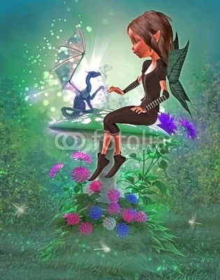 Ancello, mein bester freund (drache, drachen, 11, fairy, pilz, ranke, schmetterling, romantisch, romantisch, mondschein, lampe, rabe, wald, baum, baum, magie, magie, vögel, vögel, frieden, schmetterling, traum, märchen, fliegenpilz, phantasie, fantasy, märchenland, fair)