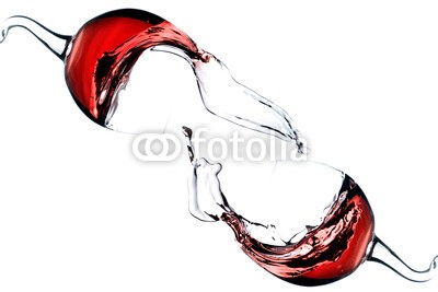 Andreas Berheide, Red wine splashing (wein, weinglÃ¤ser, rotwein, weiÃŸwein, objekt, auflage, weiÃŸ, hintergrund, trinken, trinken, alkohol, glas, rot, bewegung, aktion, oenology, weinkeller, weinbauer, spaÃŸ, geniessen, spaÃ)