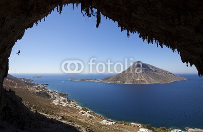 Andrey Bandurenko, Rock climbing, Kalymnos Island, Greece (klettern, klettern, bergsteiger, fels, schönheit, felsen, landschaft, insel, mann, berg, natur, schöner, aktiv, betätigung, erwachsen, wölben, cave, herausforderung, schwer, extrem, griechenland, guy, hängend, höhe, hoch, blei, lebensstil, männlic)