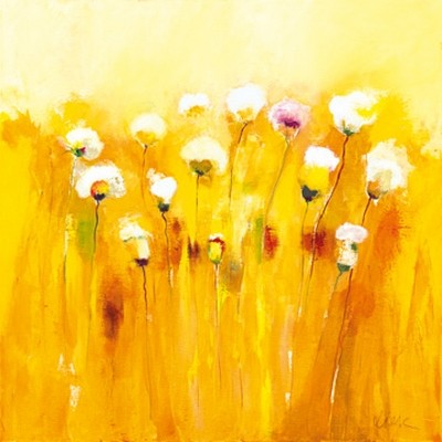 Anne L. Strunk, Summerfields I (Floral, Wunschgröße, Natur, Blumen, Modern)