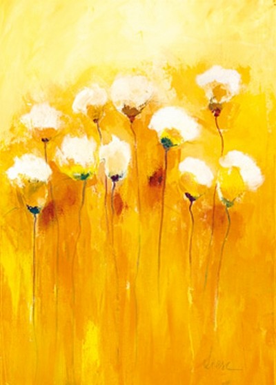 Anne L. Strunk, Summerfields II (Floral, Wunschgröße, Natur, Blumen, Modern)
