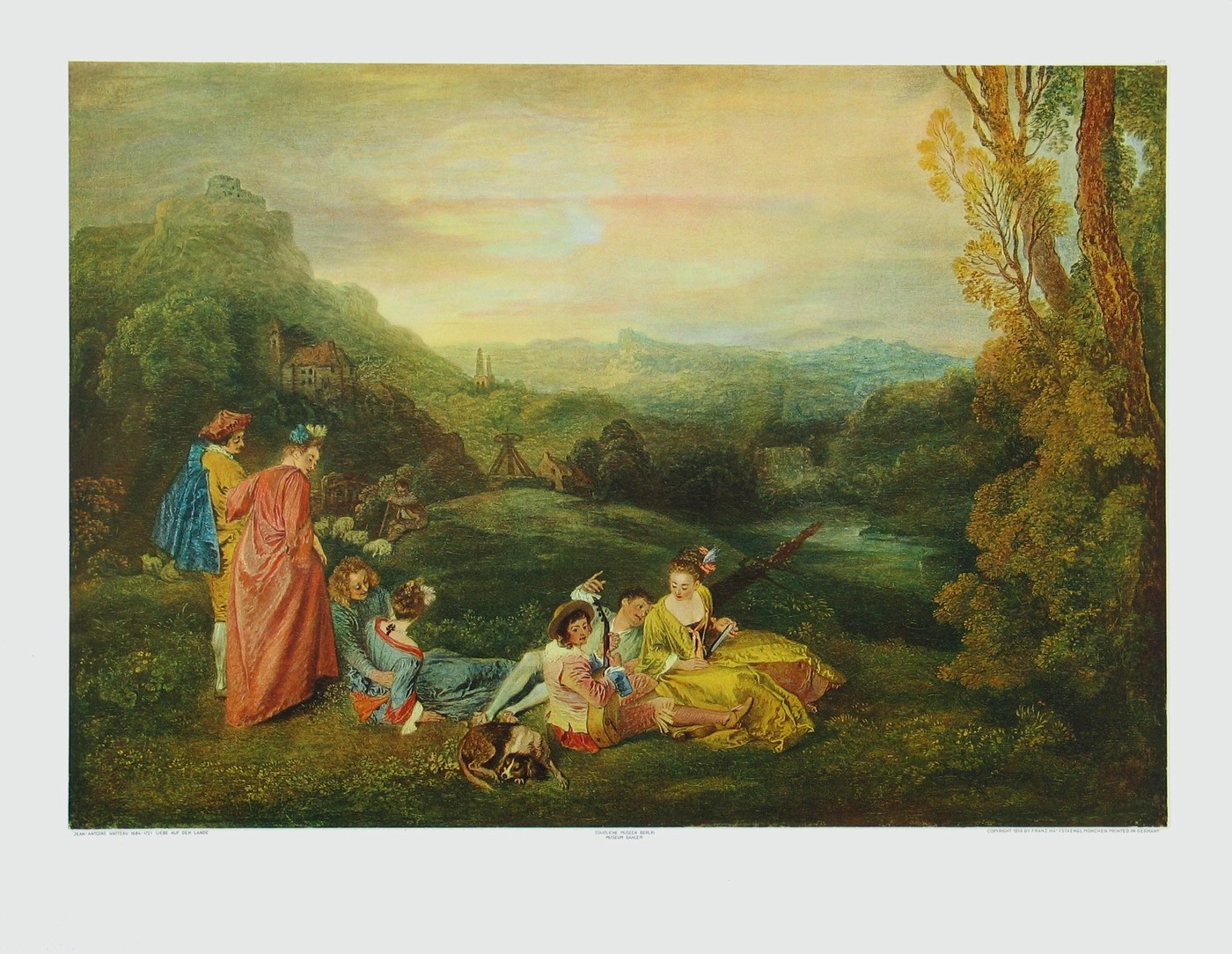 Datei Antoine Watteau La Partie Carree Jpg Wikipedia