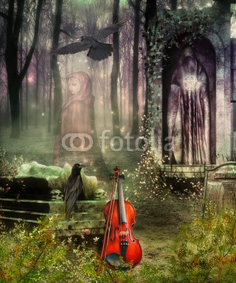 Ancello, last song (violine, gothic, halloween, friedhof, tot, tod, hintergrund, vögel, vögel, krähe, dunkel, dunkelheit, digitales, traum, traum, verträumt, effekt, fairy, märchen, phantastisch, fantasy, gespenster, glühen, instrumente, leaf, ausreisen, beleuchtun)