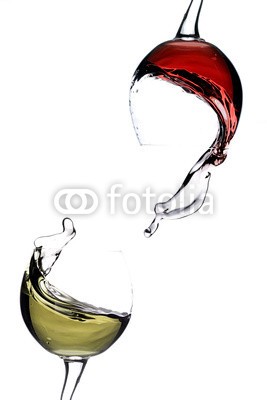 Andreas Berheide, Splashing wine on a white background (wein, weinglÃ¤ser, rotwein, weiÃŸwein, objekt, auflage, weiÃŸ, hintergrund, trinken, trinken, alkohol, glas, rot, bewegung, aktion, oenology, weinkeller, weinbauer, spaÃŸ, geniessen, spaÃ)
