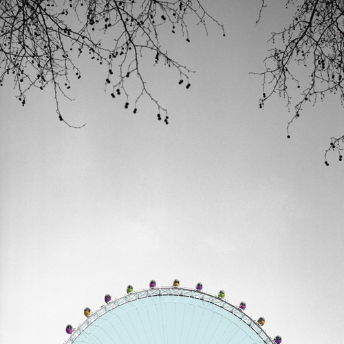 Anne Valverde, Eye colors (London Eye, Städte, Fotokunst, Büro, Wohnzimmer, Riesenrad)