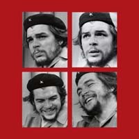 Anonymous, Che Guevara (People & Eros, Fotografie, Fotokunst, Persönlichkeiten, schwarz/weiß, Wohnzimmer, Jugendzimmer, Flur, rot)