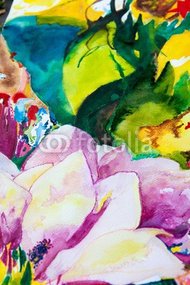 arsdigital, Aquarell Background (hintergrund, wasserfarben, malerei, bilder, malerei, garten, blume, natur, wasserfarben, kunst, malen, abstrakt, gestaltet, papier, phantasie, reproduktion, spannun)