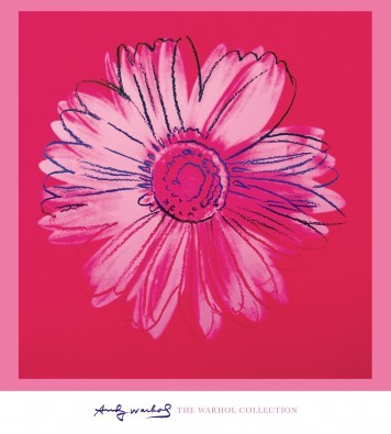 Andy Warhol, Daisy, 1982 (Klassische Moderne, Amerikanische Kunst, Pop Art, Pflanze, Blume, Blüte, Gänseblümchen, Wohnzimmer, Arztpraxis, Büro, pink/rosa)
