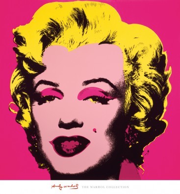 Andy Warhol, Marilyn Monroe, Hot Pink (Klassische Moderne, Amerikanische Kunst, Pop Art, Portrait, People & Eros, Persönlichkeiten, Schauspielerin, Sängerin, Marilyn Monroe, Wohnzimmer, Business, Büro, orange)