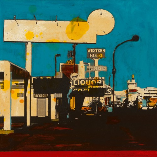 Ayline Olukman, Liquor (Wunschgröße, Kult, Pop, Vintage, Gebäude, Highway, modern, schrill, Fotokunst, Gastronomie, Jugendzimmer, Wohnzimmer, bunt)