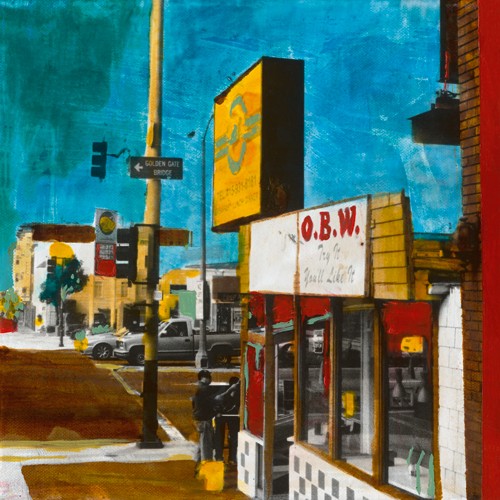 Ayline Olukman, OBW (Wunschgröße, Kult, Pop, Vintage, Gebäude, Highway, modern, schrill, Fotokunst, Gastronomie, Jugendzimmer, Wohnzimmer, bunt)