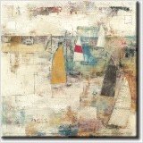 Heinke Böhnert, Downwind (Segeln, Segelboote, Wassersport, Regatta, abstrakter Hintergrund, Meeresbrise, zeitgenössische Malerei, pastos, gespachelt, modern, Wohnzimmer, Treppenhaus, Badezimmer, bunt)