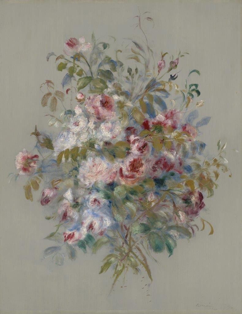 Pierre-Auguste Renoir, Bouquet of Roses, 1979