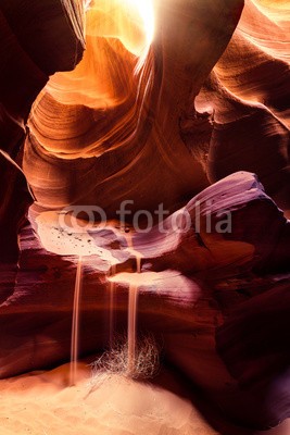 Beboy, Antelope canyon (schlucht, groß, menschenleer, Amerika, Amerika, usa, states, vereinigt, sommer, site, landschaftlich, kurve, antilope, antilope, blatt, arizona, rundungen, licht, ray, hell, natur, landschaft, fels, sand, usa, felsen, monuments, natürlich, szene, orang)