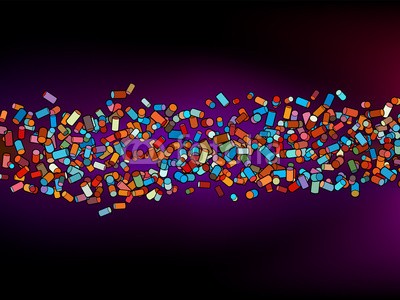 beholdereye, Futuristic abstract glowing background. EPS 8 (Wunschgröße, Fotokunst, Abstrakt, Modern, Lichteffekte, Leuchten, Röhren, Röllchen, Wohnzimmer, Jugendzimmer, Labor, Laboratorium, violett / bunt,)