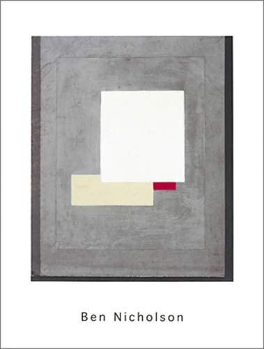 Ben NICHOLSON, Composition, 1935-38 (Abstrakt, Abstrakte Malerei, Farbfelder, geometrische Formen, zeitgenössisch, Rechtecke, Wohnzimmer, Büro, Business, grau/bunt)