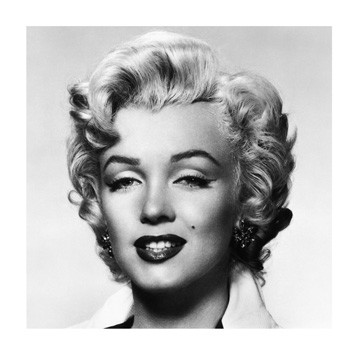 Bettmann, Monroe Portrait (Marilyn Monroe, Portrait, Sexsymbol, Starlett, Schauspielerin, Filmstar, Persönlichkeiten, Treppenhaus, Wohnzimmer, scharz / weiß)