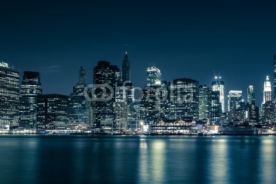 Beboy, New York skyline (new york city, new york city, york, manhattan, gebäude, gebäude, gebäude, skyscraper, skyscraper, kratzen, himmel, amerika, uns, states, vereinigt, usa, american, american, abenddämmerung, abend, nacht, horizont, downtown, zentriert, stadt, tur)