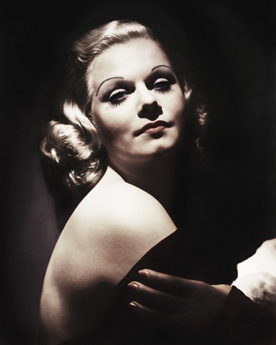 Hollywood Photo Archive, Jane Harlow (Jane Harlow, Diva, Schauspielerin, Nostalgie, Portrait, lasziv, Verführung, Filmklassiker, Persönlichkeiten, Fotografie,  Wohnzimmer, Kino, Wunschgröße, schwarz/weiß)