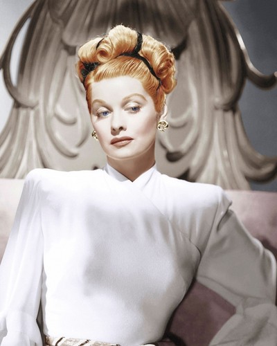 Hollywood Photo Archive, Lucille Ball (Lucille, Diva, Schauspielerin, Nostalgie, Portrait, Filmklassiker, Filmszene, Persönlichkeiten, Fotografie,  Wohnzimmer, Kino, Wunschgröße, bunt)