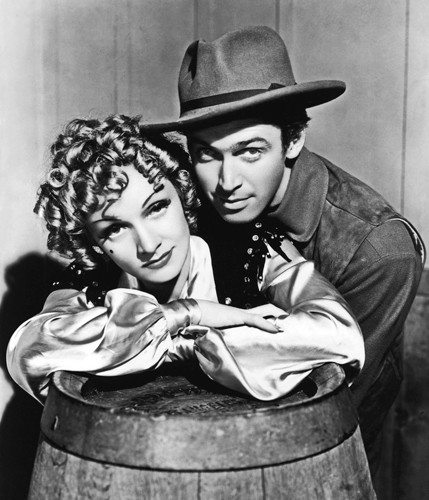 Hollywood Photo Archive, Destry Rides Again - Der große Bluff - M (Marlene Dietrich, James Stewart, Schauspieler, Nostalgie, Portrait, Filmklassiker, Filmszene, Persönlichkeiten, Fotografie,  Wohnzimmer, Kino, Wunschgröße, schwarz/weiß)