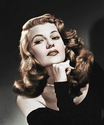 Hollywood Photo Archive, Rita Hayworth (Haywood, Schauspielerin, Diva, Nostalgie, Portrait, Filmklassiker, Filmszene, Persönlichkeiten, Fotografie,  Wohnzimmer, Kino, Wunschgröße, bunt)